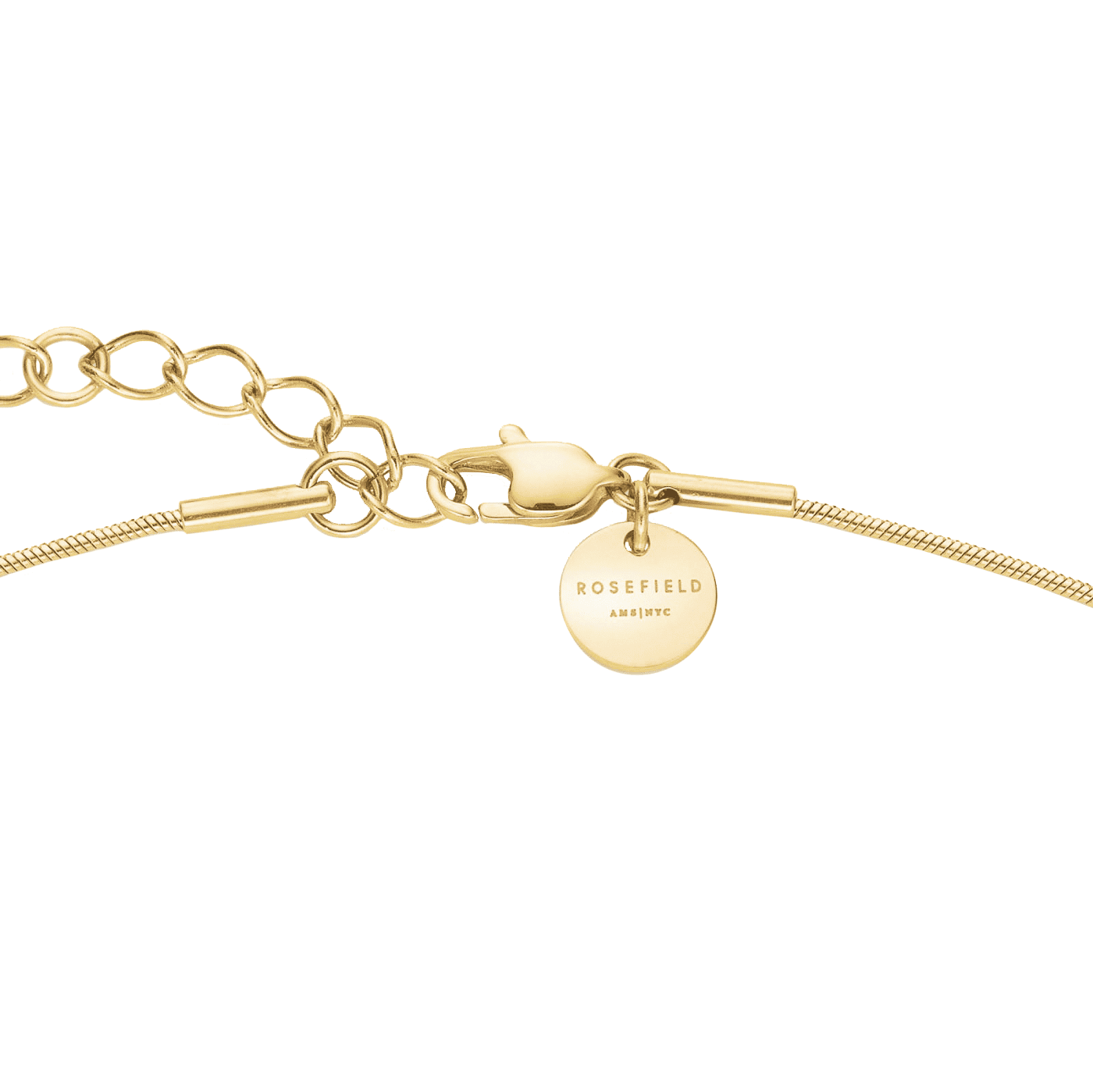 Kette Edelstahl gelb vergoldet Bold Solitary