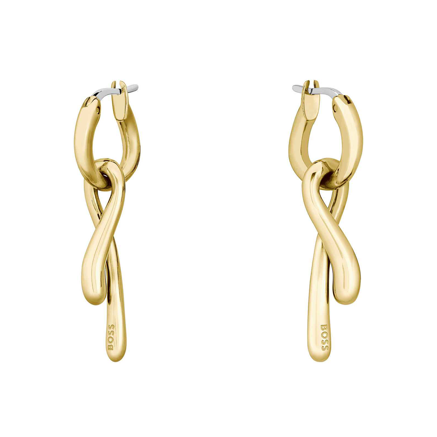 Ohrringe Edelstahl biclor Gloss Ohrringe Edelstahl biclor Gloss