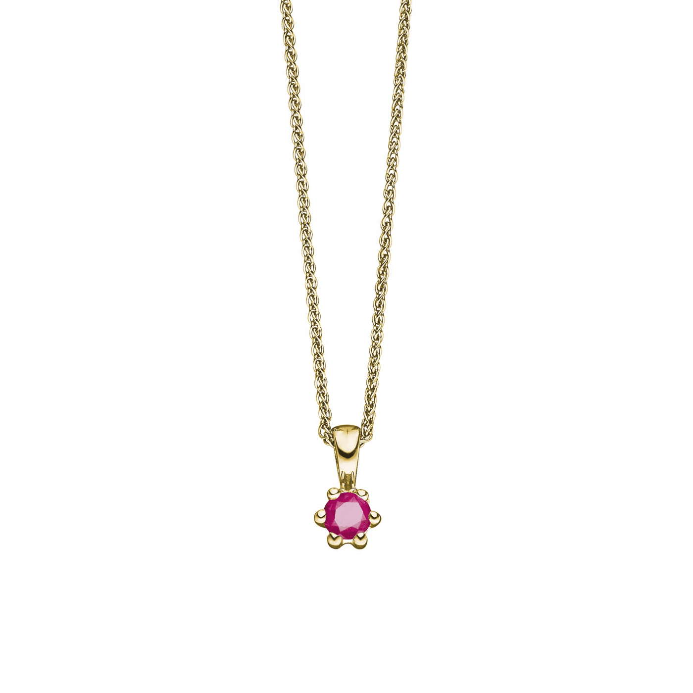 Edelsteinkette 333er Gelbgold Edelsteinkette 333er Gelbgold
