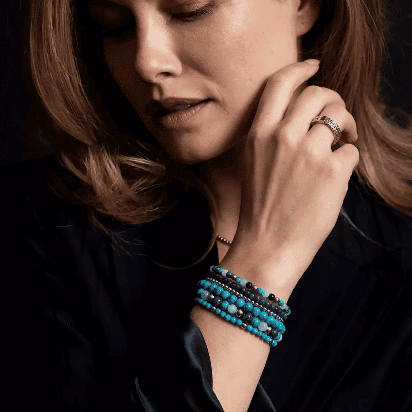 Armband Edelstahl Turquoise Delight I Armband Edelstahl Turquoise Delight I