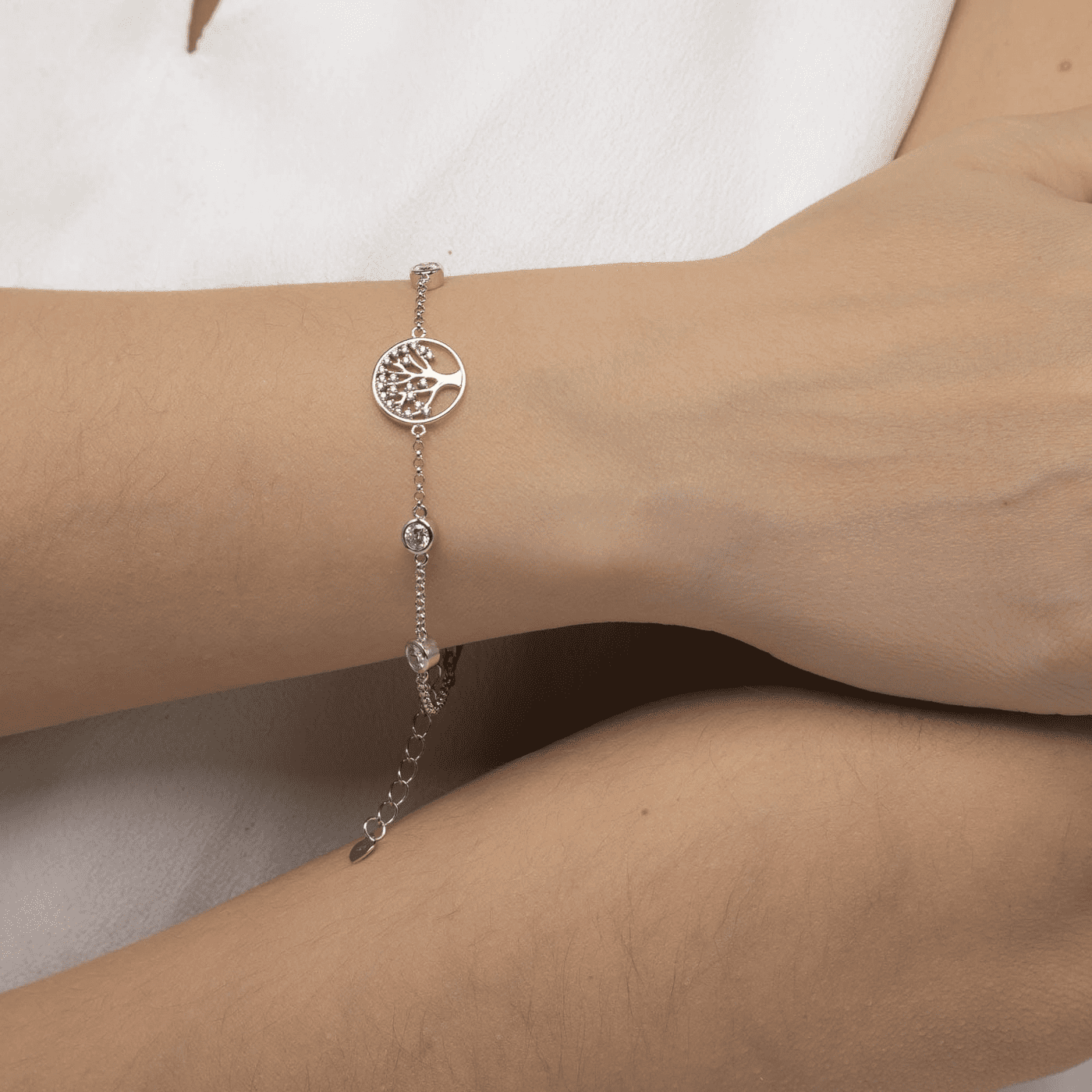 Armband Zirkonia 925er Silber 
