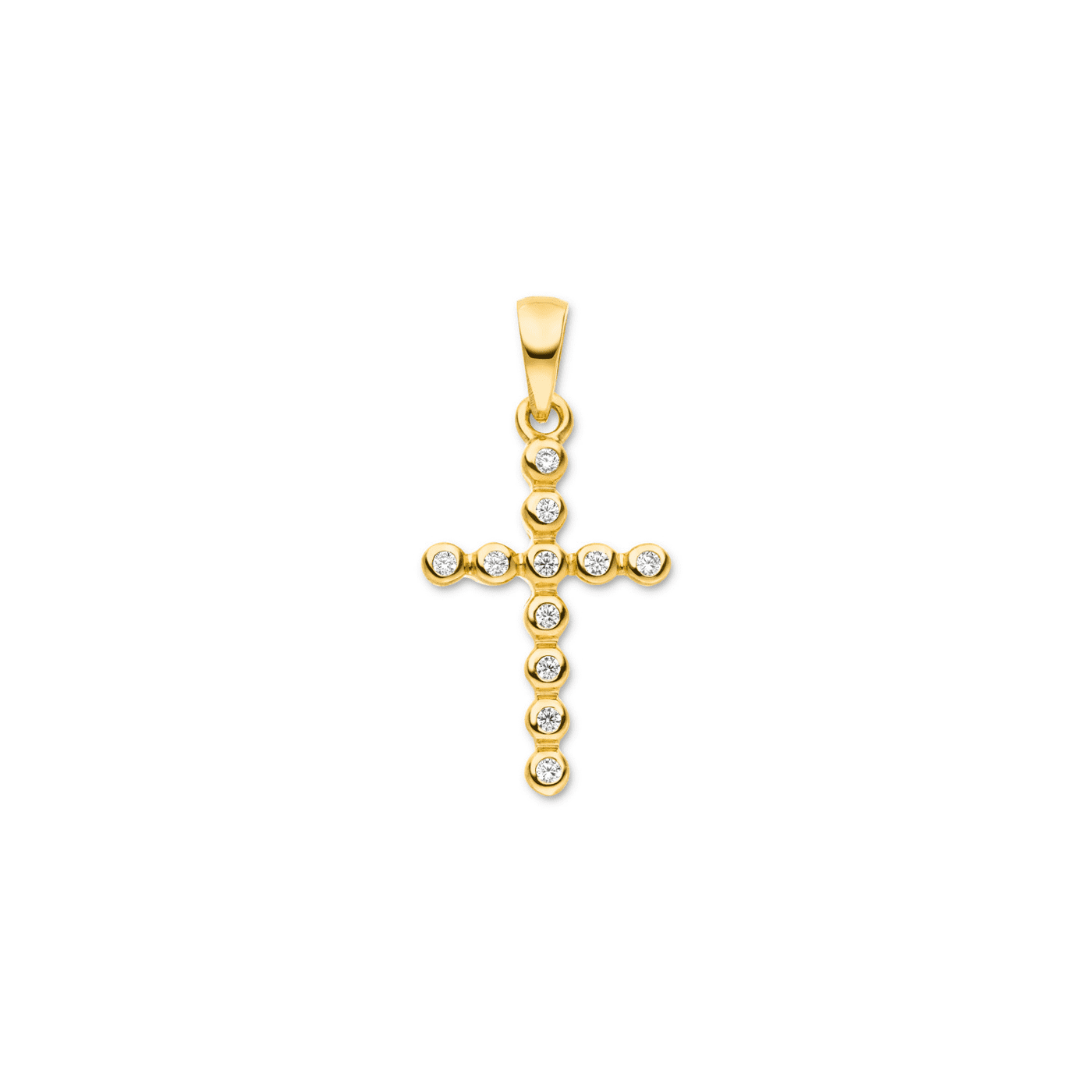Anhänger Zirkonia 333er Gelbgold  Anhänger Zirkonia 333er Gelbgold