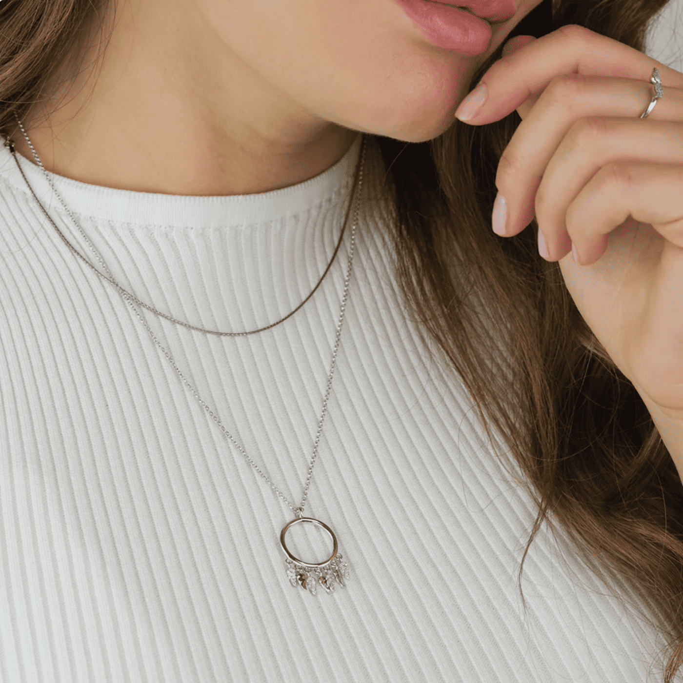 Kette Zirkonia 925er Silber Elegant Kette Zirkonia 925er Silber Elegant