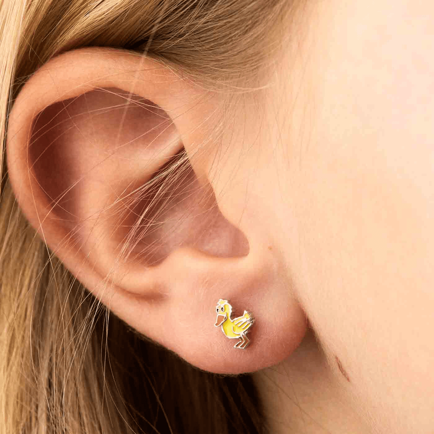 Ohrringe 925er Silber Ente Flatterhaft Ohrringe 925er Silber Ente Flatterhaft