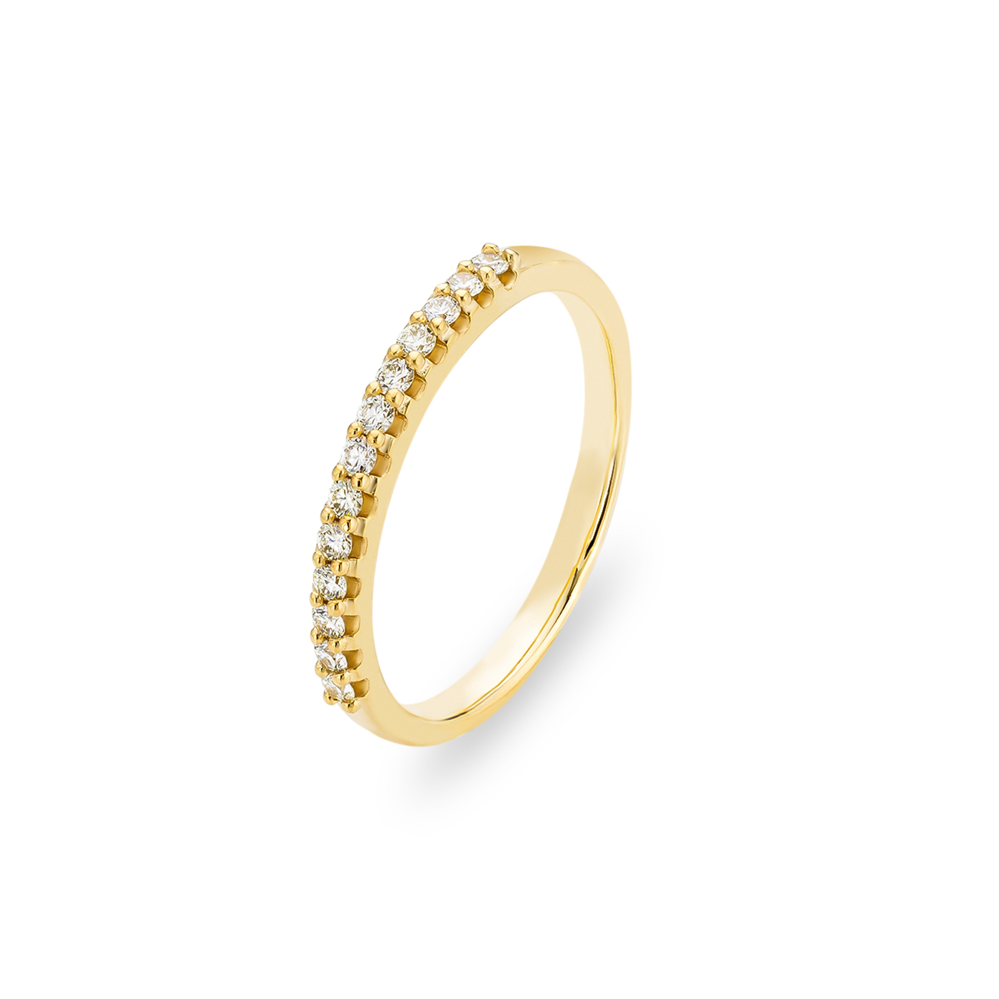 Ring Diamant zus. ca. 0,20 ct. 375er Gelbgold Ring Diamant zus. ca. 0,20 ct. 375er Gelbgold