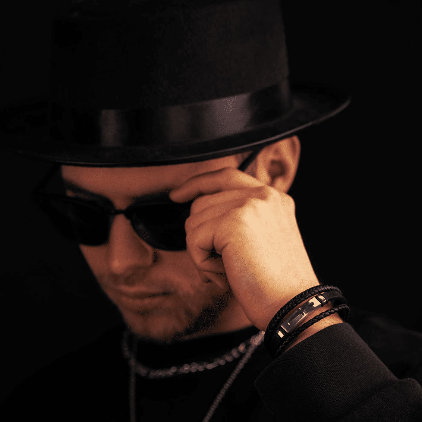 Lederarmband braun Logan