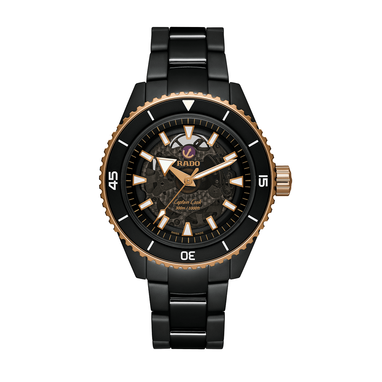 Captain Cook High-Tech Ceramic Automatik Uhr Captain Cook High-Tech Ceramic Automatik Uhr