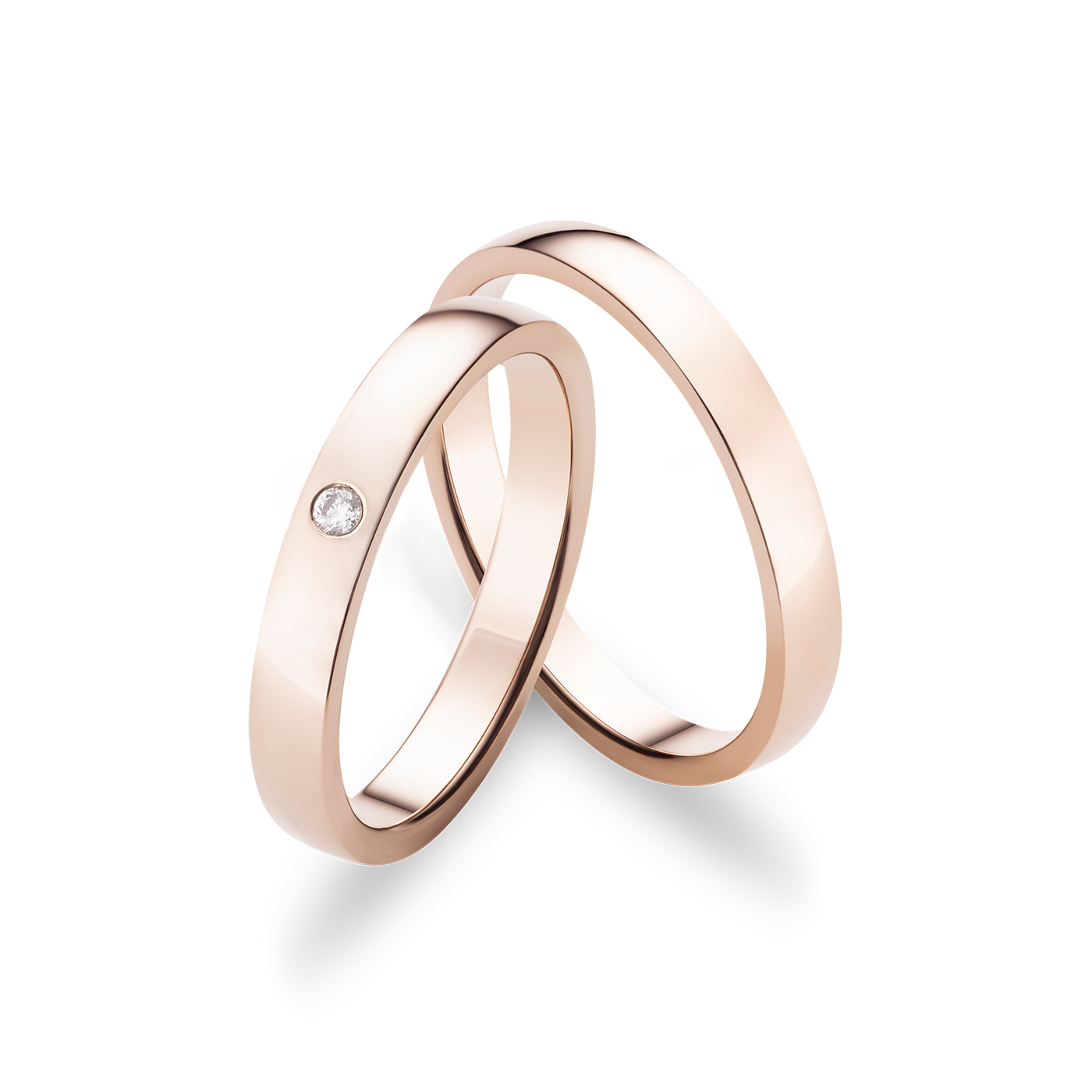 Trauring ca. 0,02 ct. 585er Harmoniegold Arizona Trauring ca. 0,02 ct. 585er Harmoniegold Arizona