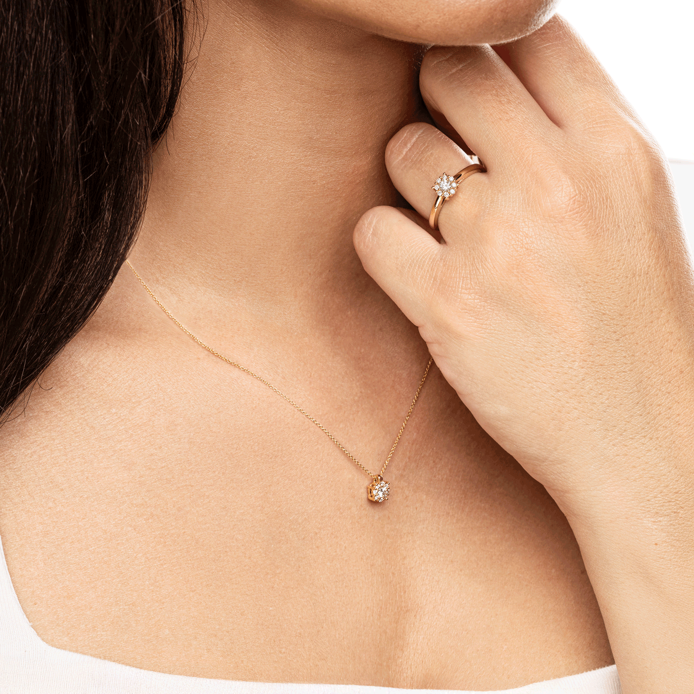 Kette Diamant zus. ca. 0,20 ct. 585er Gelbgold MONATSSPECIAL Kette Diamant zus. ca. 0,20 ct. 585er Gelbgold MONATSSPECIAL