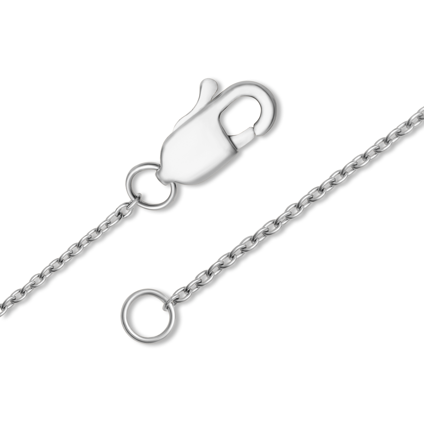 Kette Diamant zus. ca. 0,05 ct. 375er Weissgold