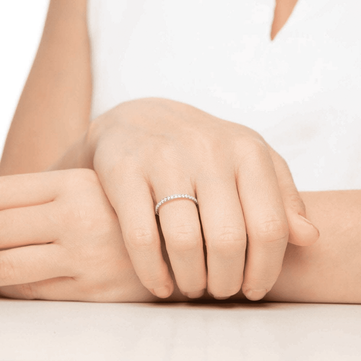 Ring Zirkonia 375er Weißgold Ring Zirkonia 375er Weißgold