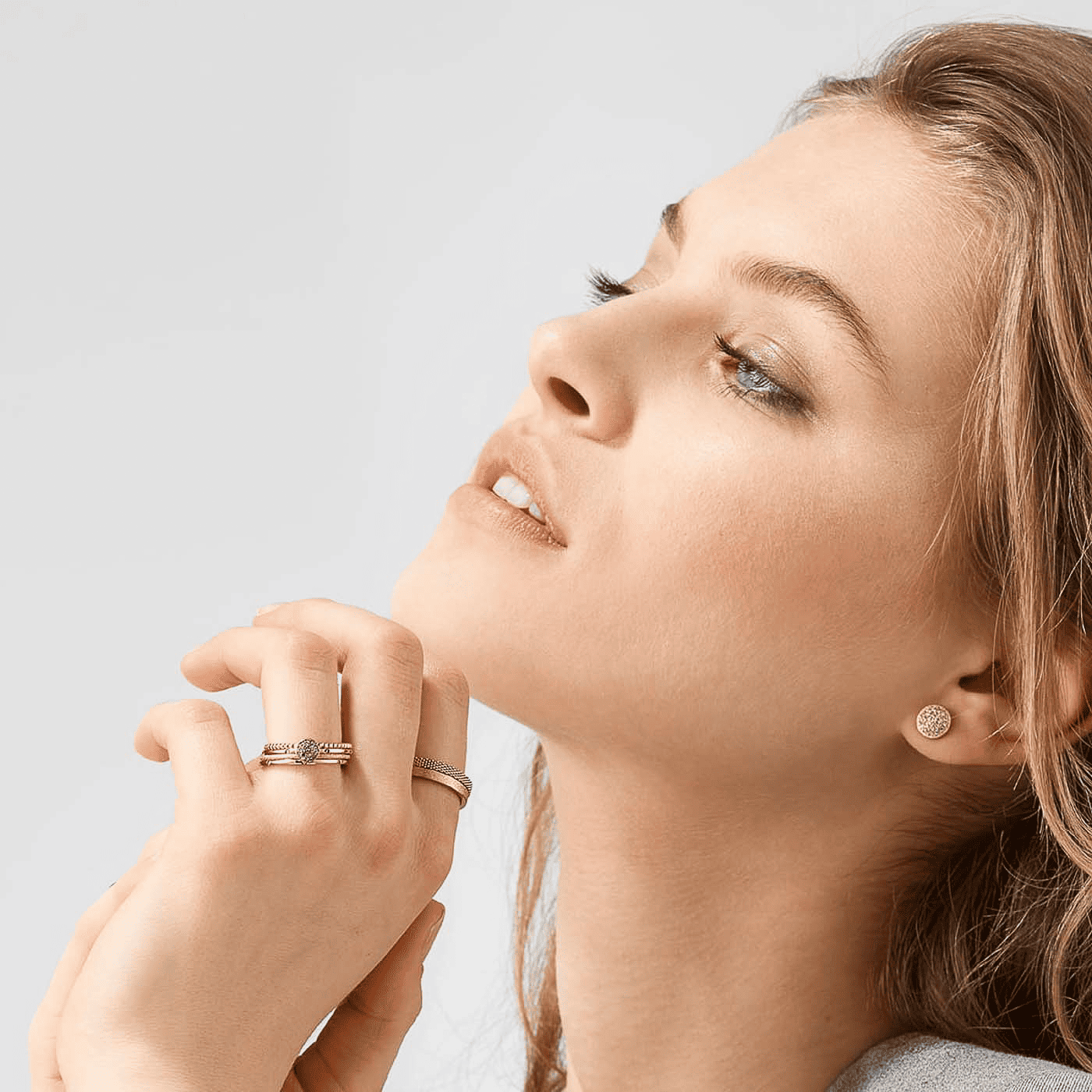 Edelstahlring rosé vergoldet Arctic Symphony Edelstahlring rosé vergoldet Arctic Symphony