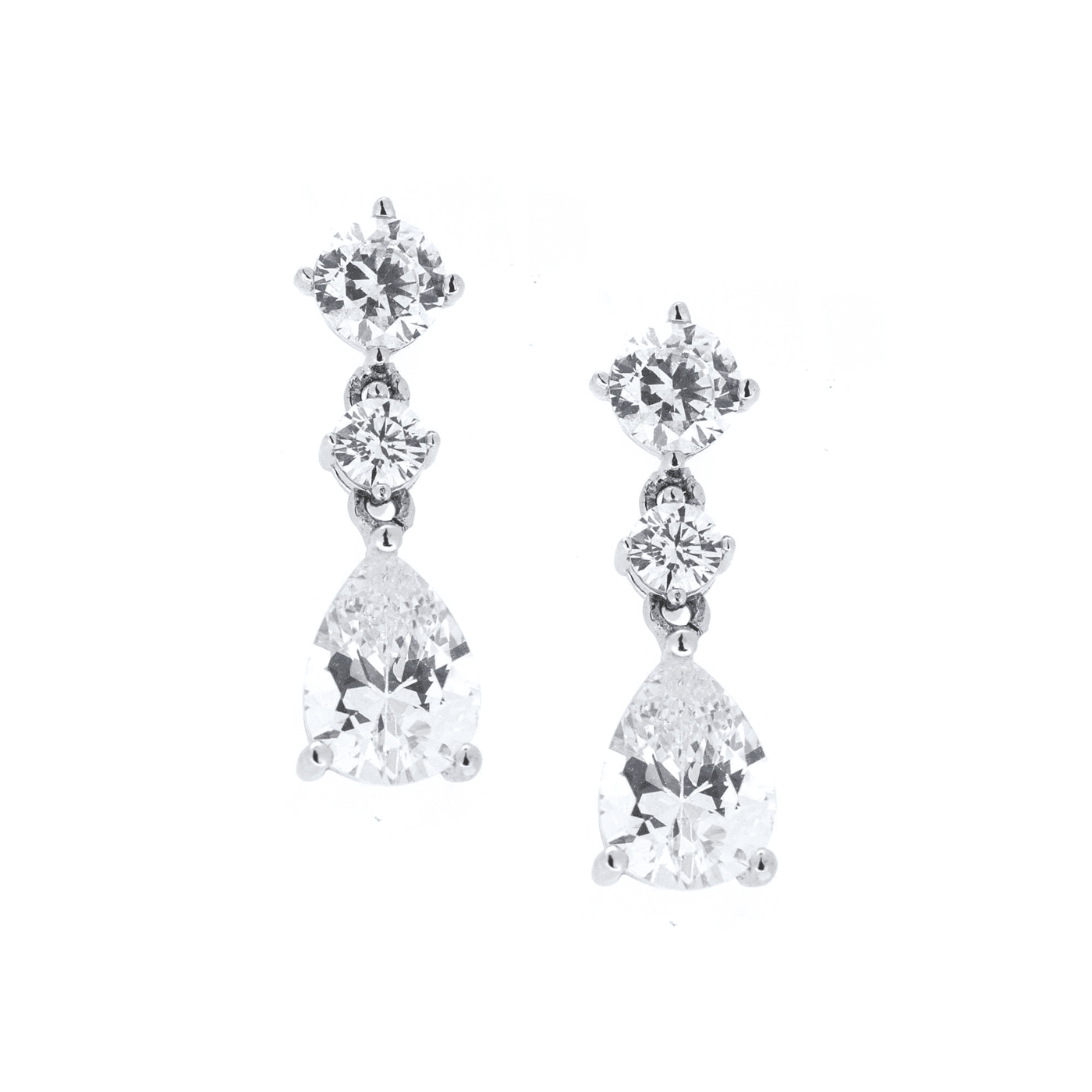 Ohrringe Zirkonia 925er Silber  Ohrringe Zirkonia 925er Silber