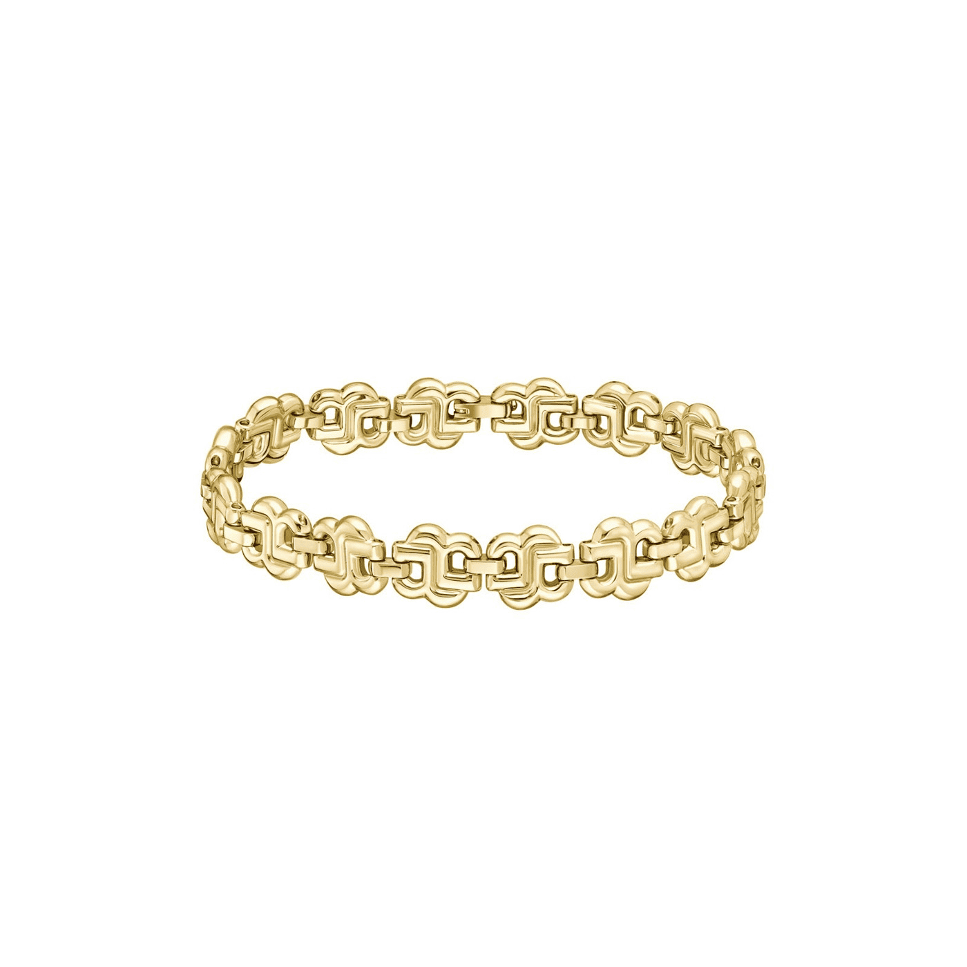 Armband Edelstahl gelb vergoldet Double B Strand Armband Edelstahl gelb vergoldet Double B Strand