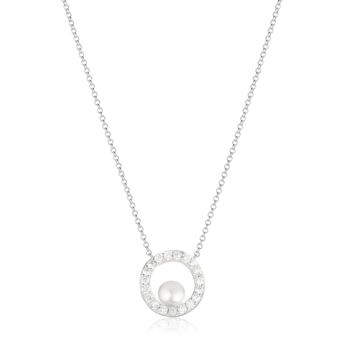 Kette Zirkonia 925er Silber Ponza