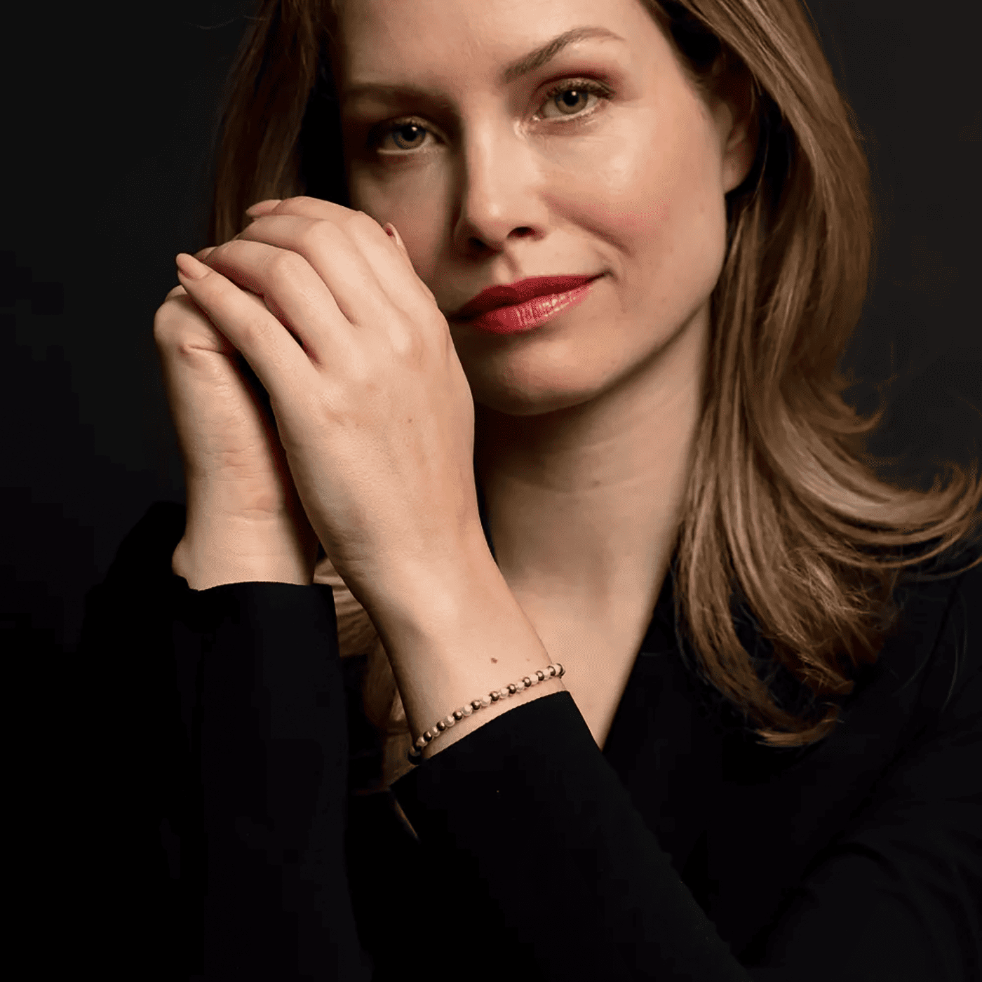 Armband Edelstahl gelb vergoldet Mix Pearl Gem