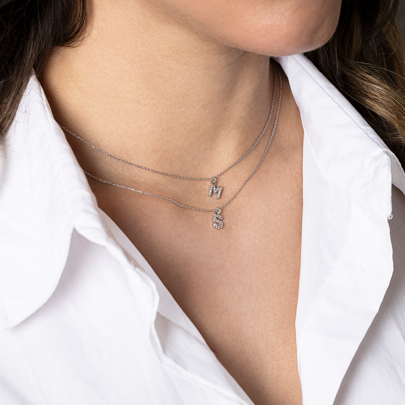 Kette Zirkonia 925er Silber  Kette Zirkonia 925er Silber