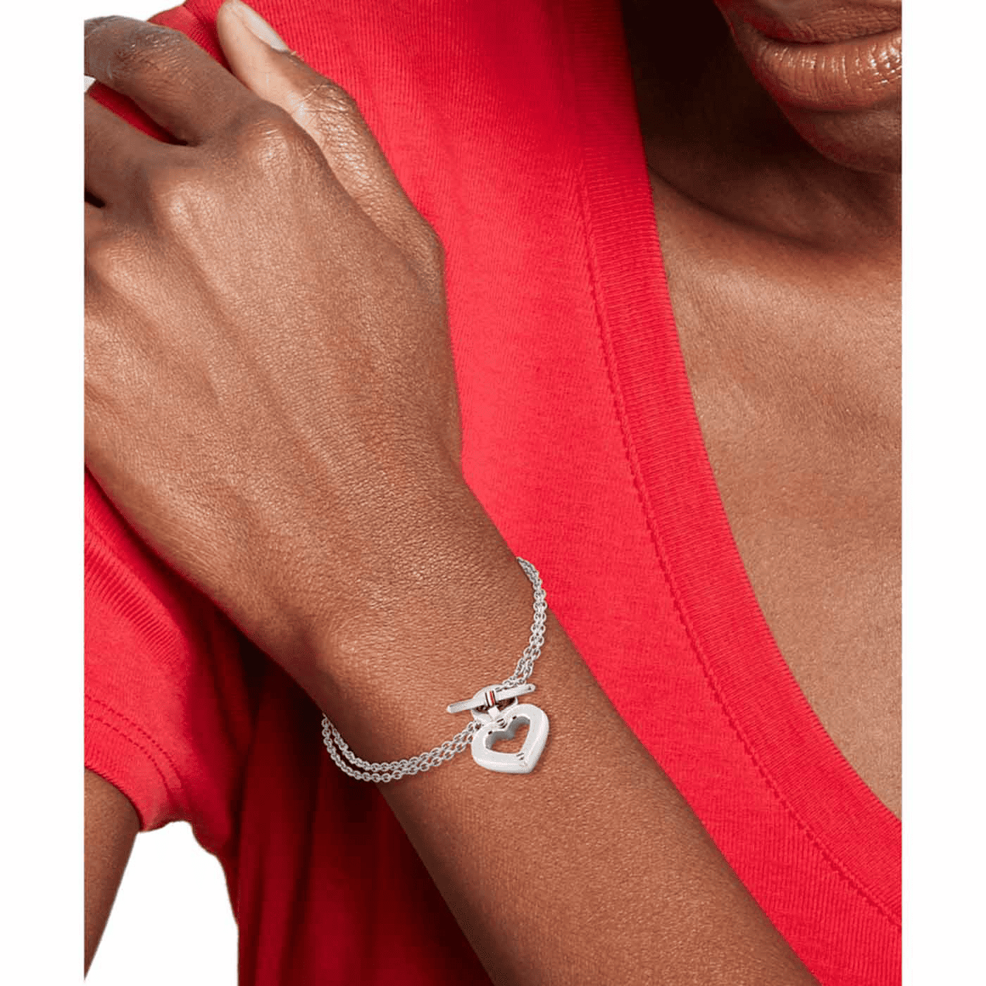 Armband Edelstahl Toggle Heart Armband Edelstahl Toggle Heart