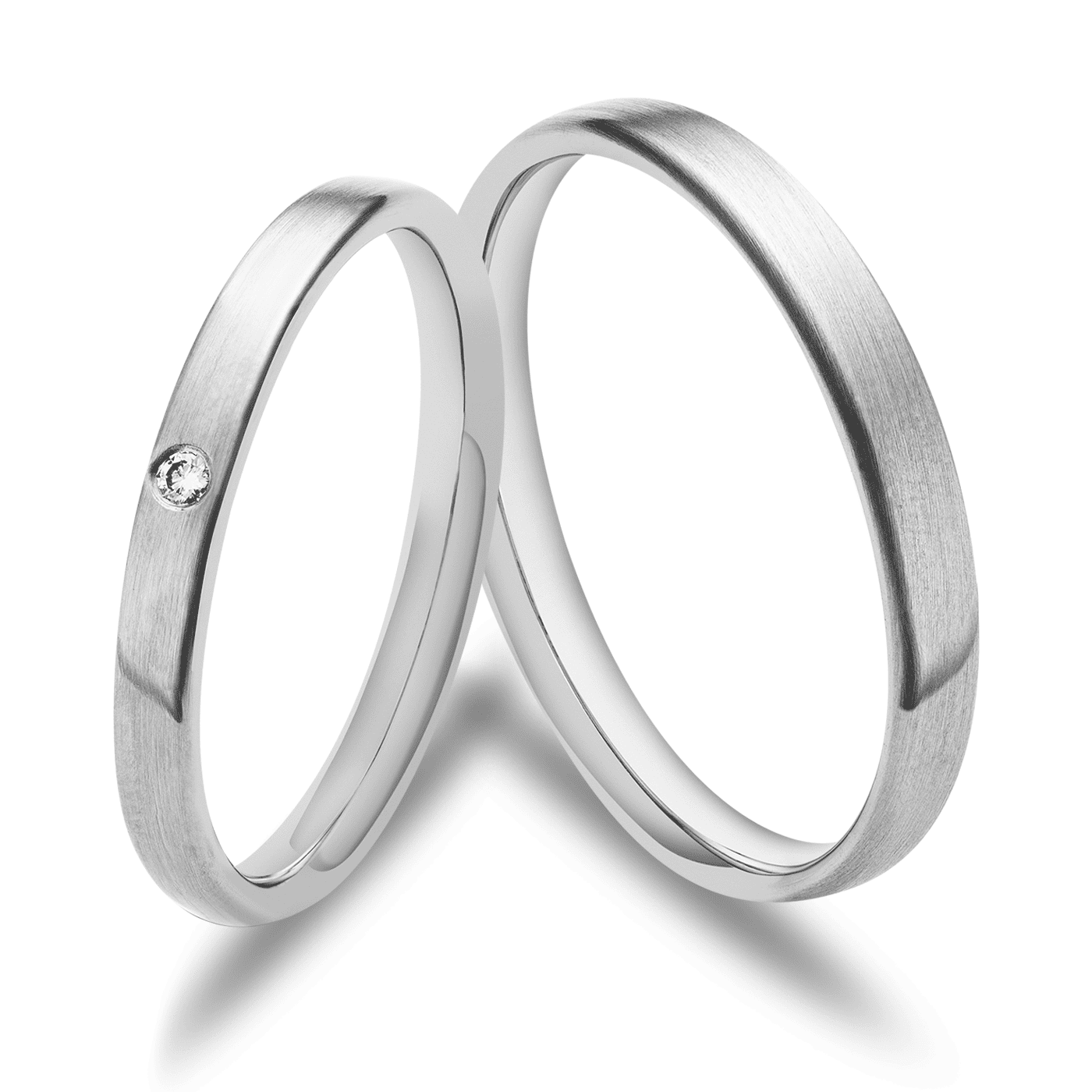 Trauring ca. 0,01 ct. 600er Platin Tokio Trauring ca. 0,01 ct. 600er Platin Tokio