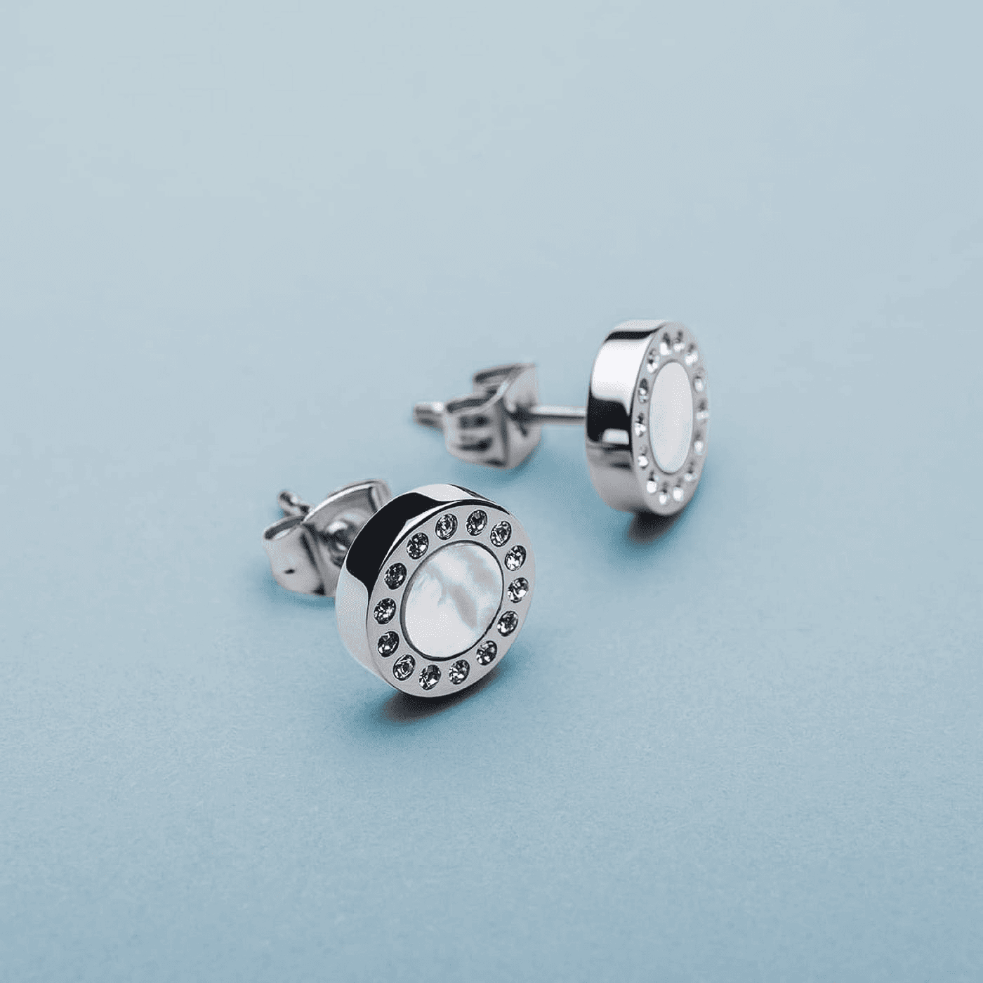 Ohrringe Zirkonia Edelstahl Arctic Symphony