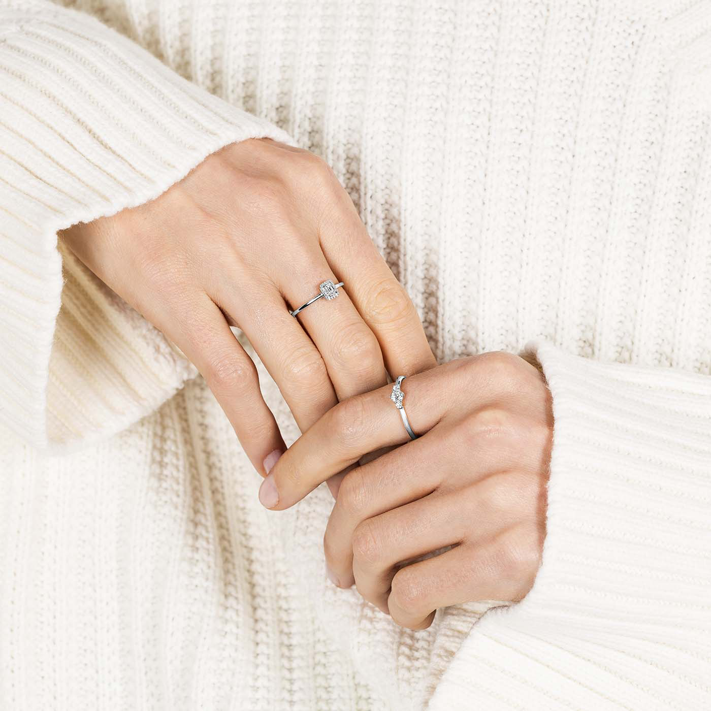 Ring Diamant zus. ca. 0,15 ct. 585er Weißgold Bella Ring Diamant zus. ca. 0,15 ct. 585er Weißgold Bella