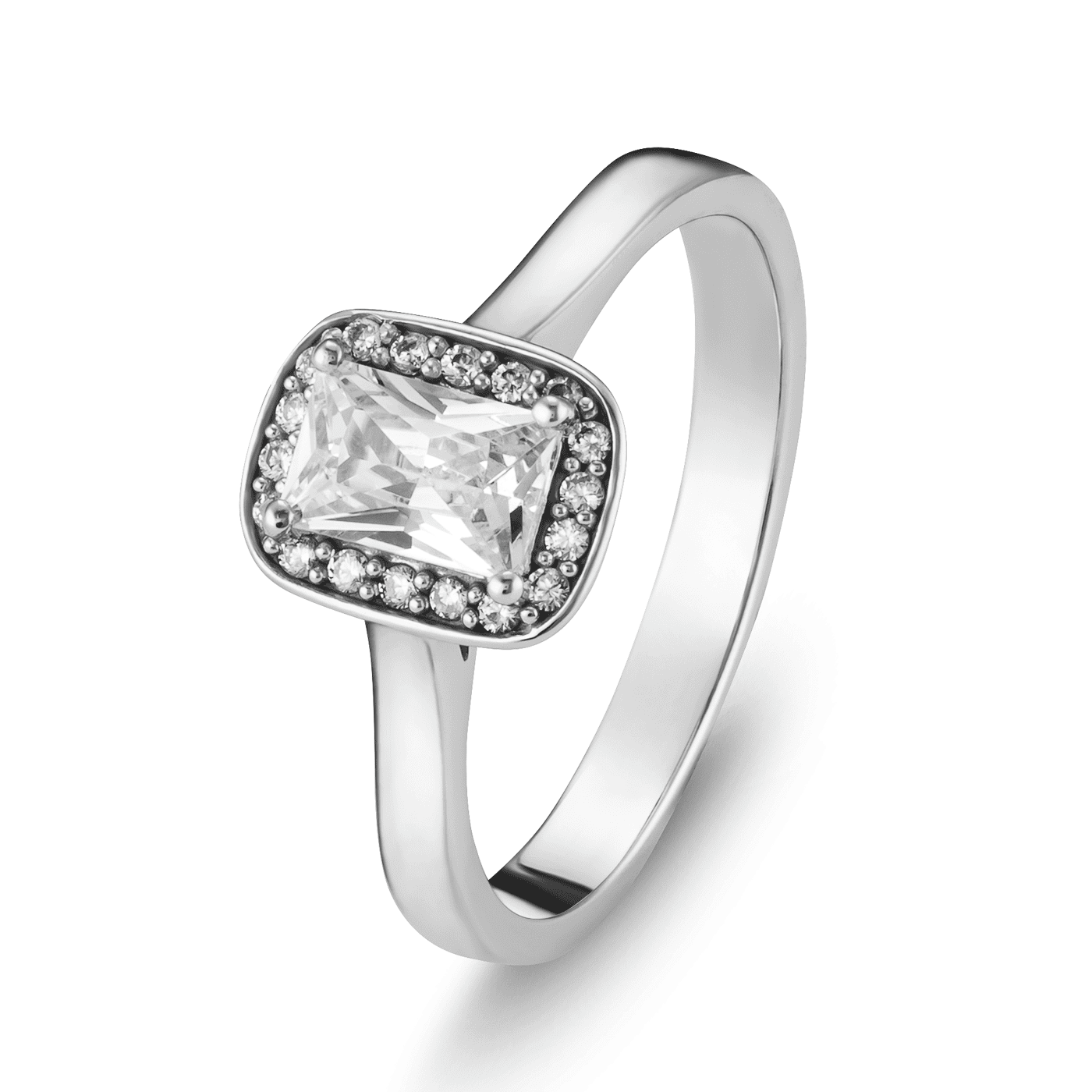 Ring Zirkonia 333er Weißgold Ring Zirkonia 333er Weißgold