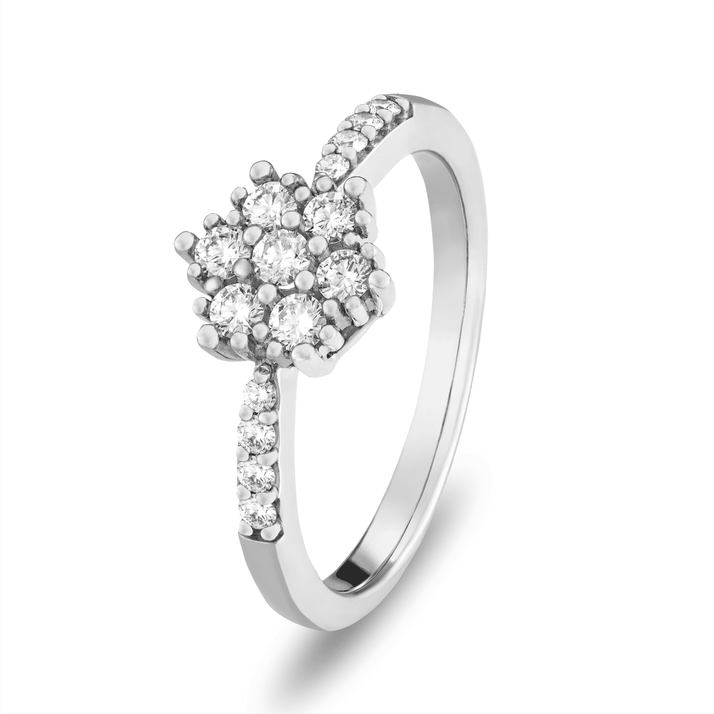 Ring Diamant zus. ca. 0,40 ct. 585er Weissgold Lunaria Ring Diamant zus. ca. 0,40 ct. 585er Weissgold Lunaria