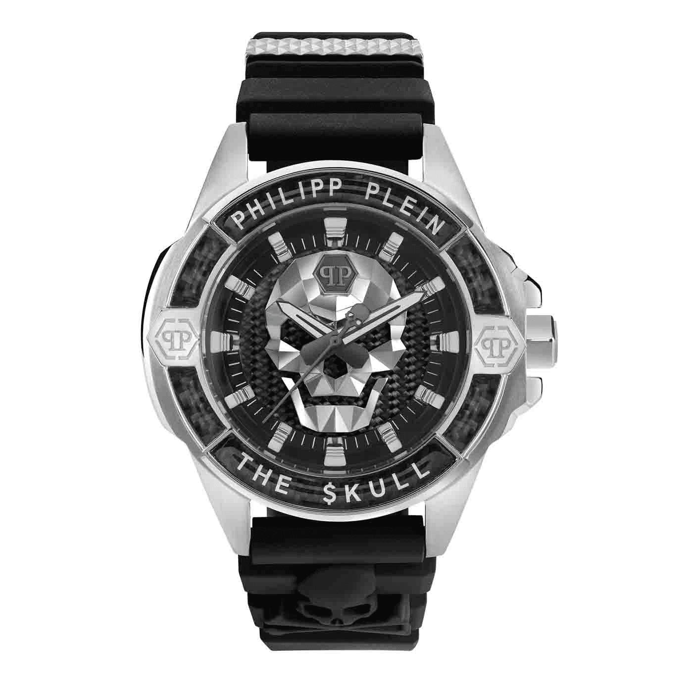 THE $KULL CARBON FIBER Quarz Uhr THE $KULL CARBON FIBER Quarz Uhr