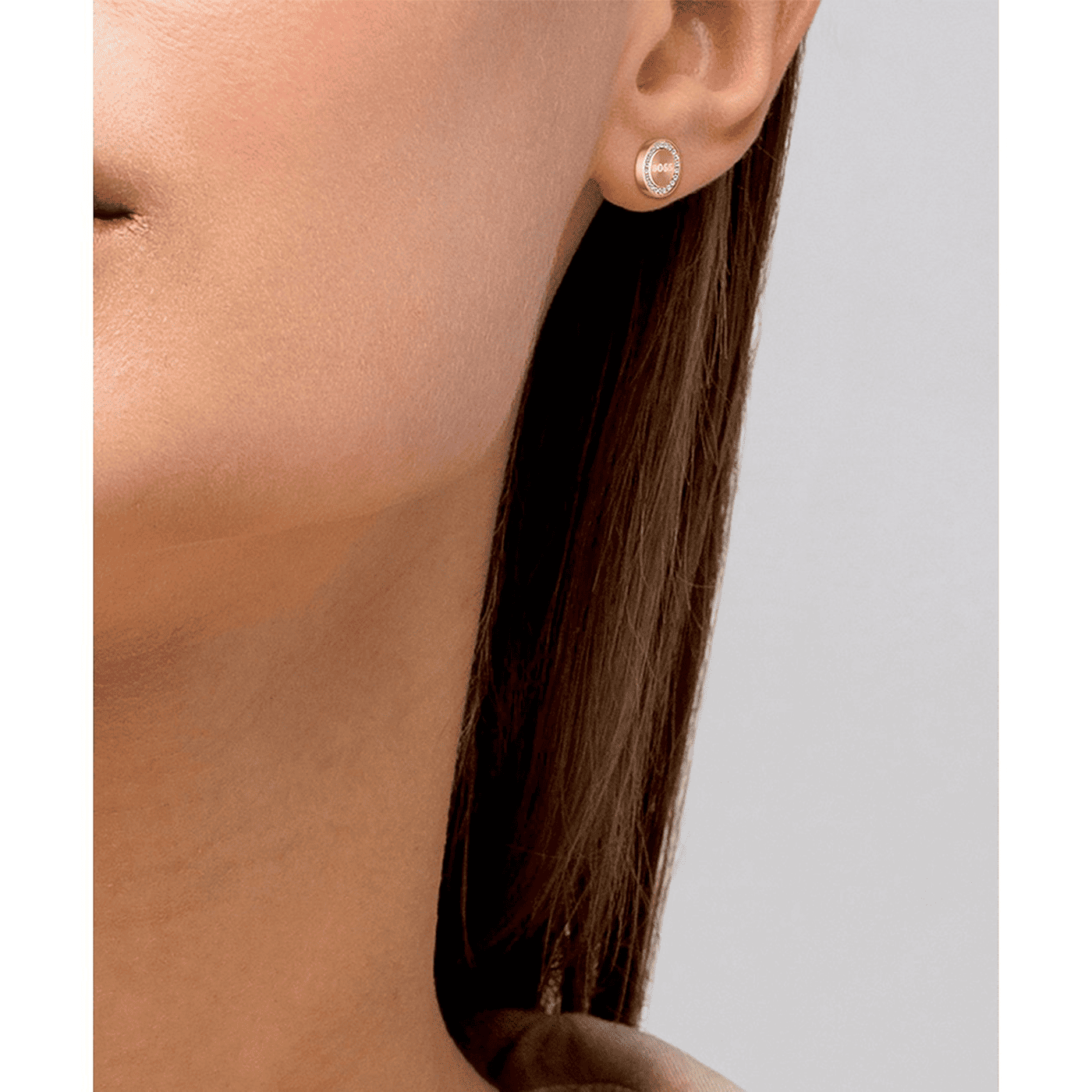 Ohrringe Glasstein Edelstahl gelb vergoldet Iona Ohrringe Glasstein Edelstahl gelb vergoldet Iona