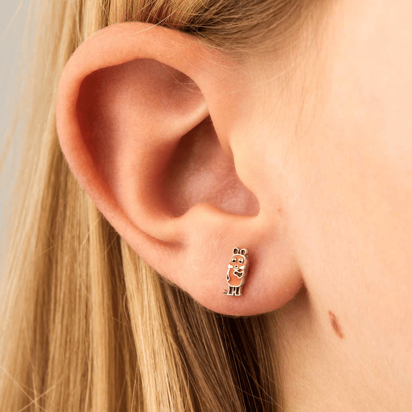 Ohrringe 925er Silber Maus Optimistisch Ohrringe 925er Silber Maus Optimistisch