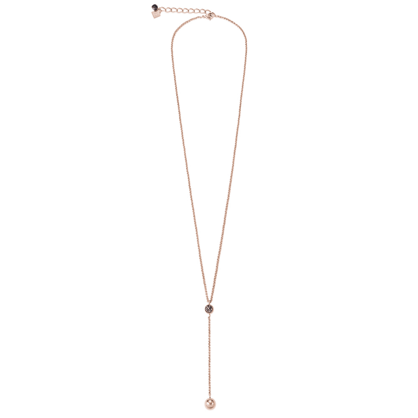 Kette Zirkonia Edelstahl rosé vergoldet Kette Zirkonia Edelstahl rosé vergoldet