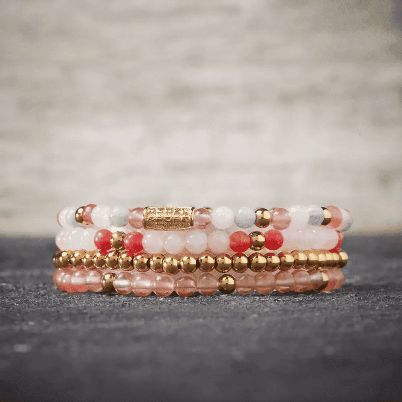 Armband Edelstahl gelb vergoldet Cherry Rose Armband Edelstahl gelb vergoldet Cherry Rose