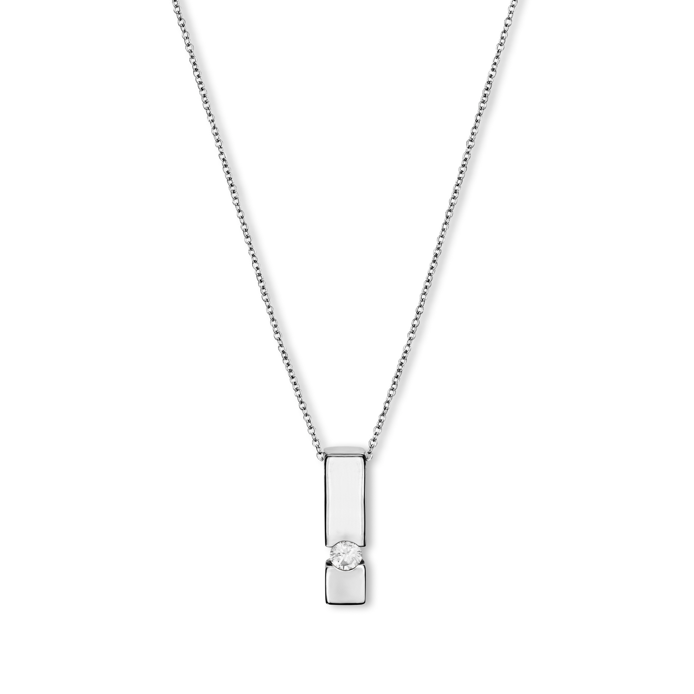 Kette Diamant ca. 0,13 ct. 585er Weißgold Select Solitär Kette Diamant ca. 0,13 ct. 585er Weißgold Select Solitär