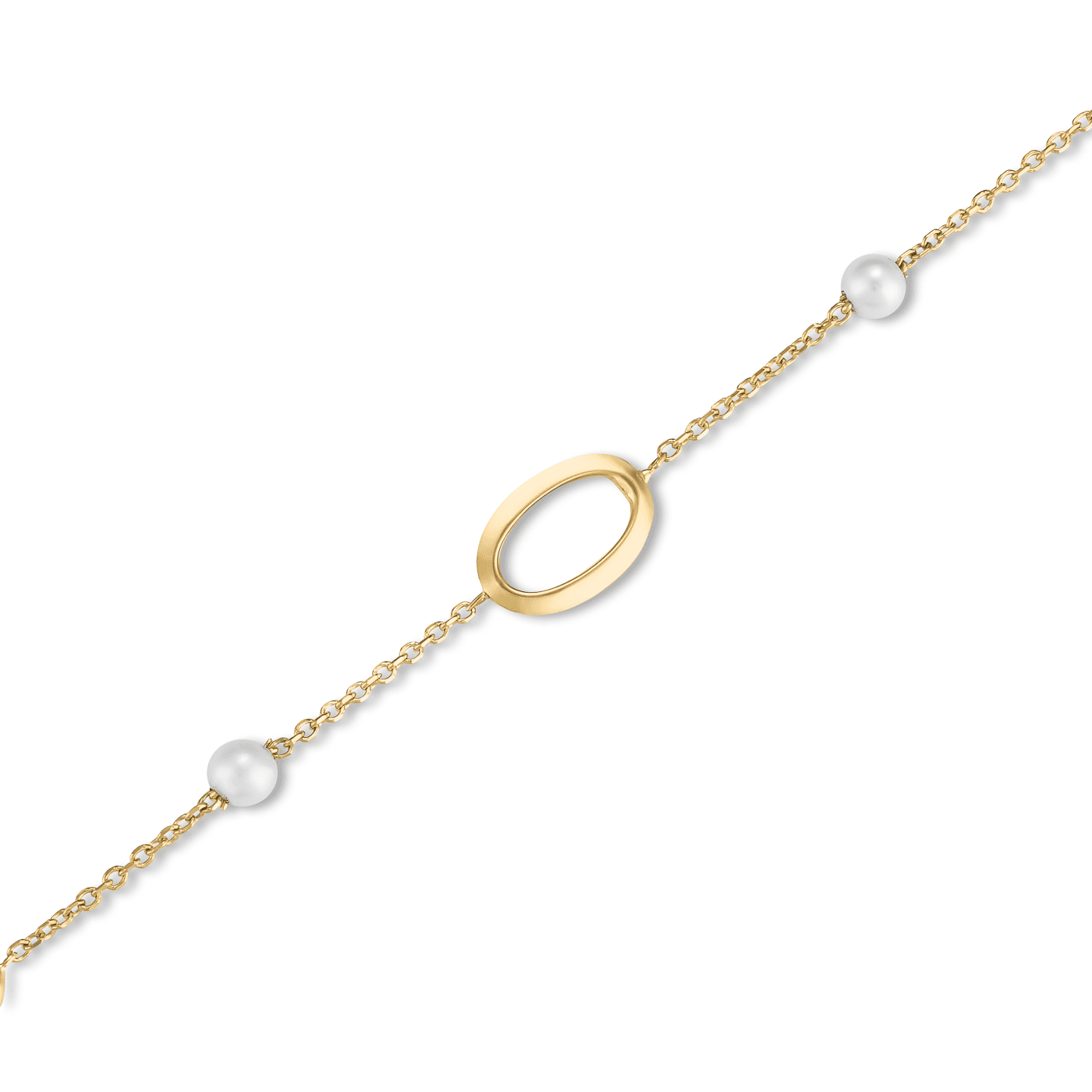 Perlenarmband 375er Gelbgold Süßwasser Zuchtperle Perlenarmband 375er Gelbgold Süßwasser Zuchtperle