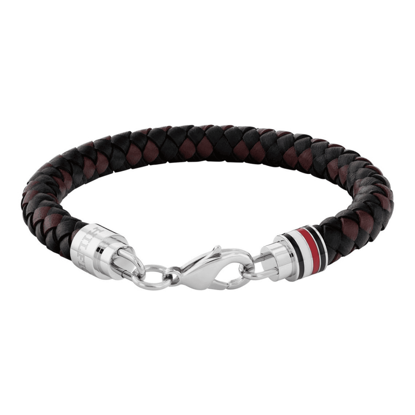 Armband Leder silber Tyson