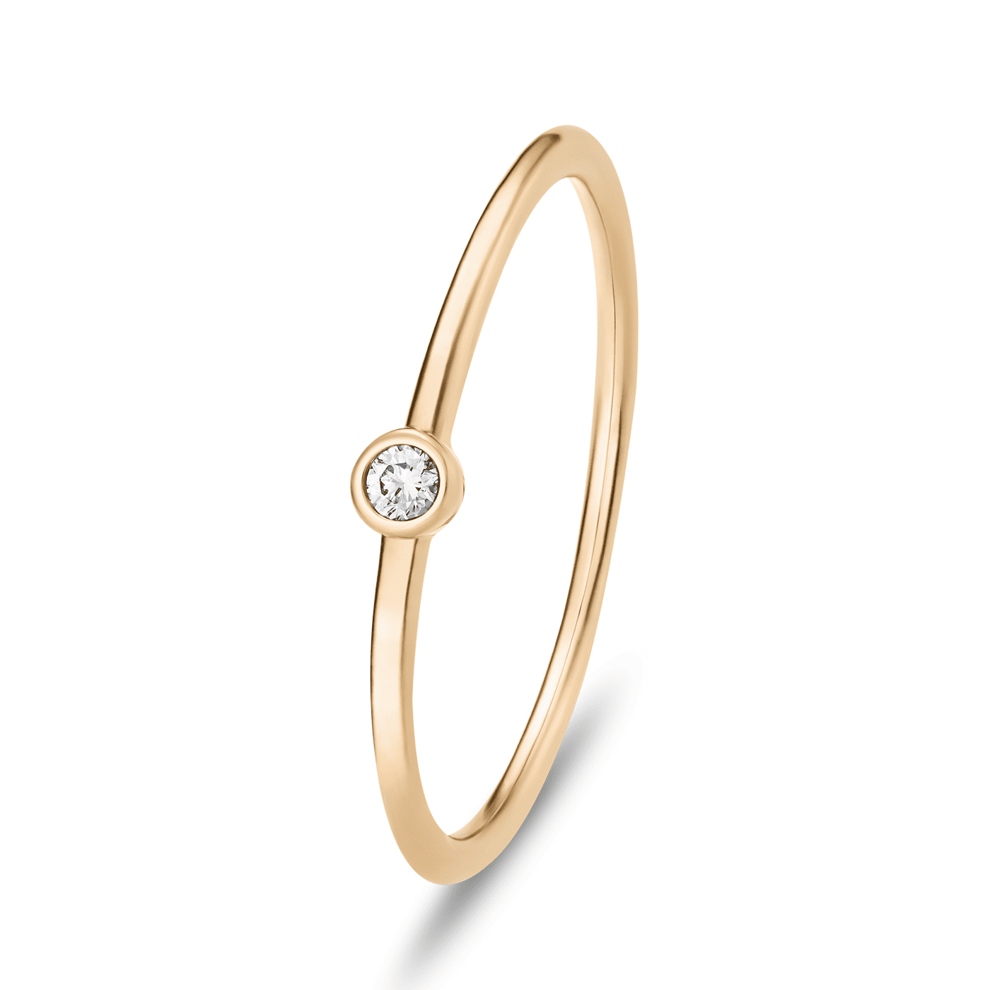 Ring Diamant ca. 0,03 ct. 333er Gelbgold Ring Diamant ca. 0,03 ct. 333er Gelbgold