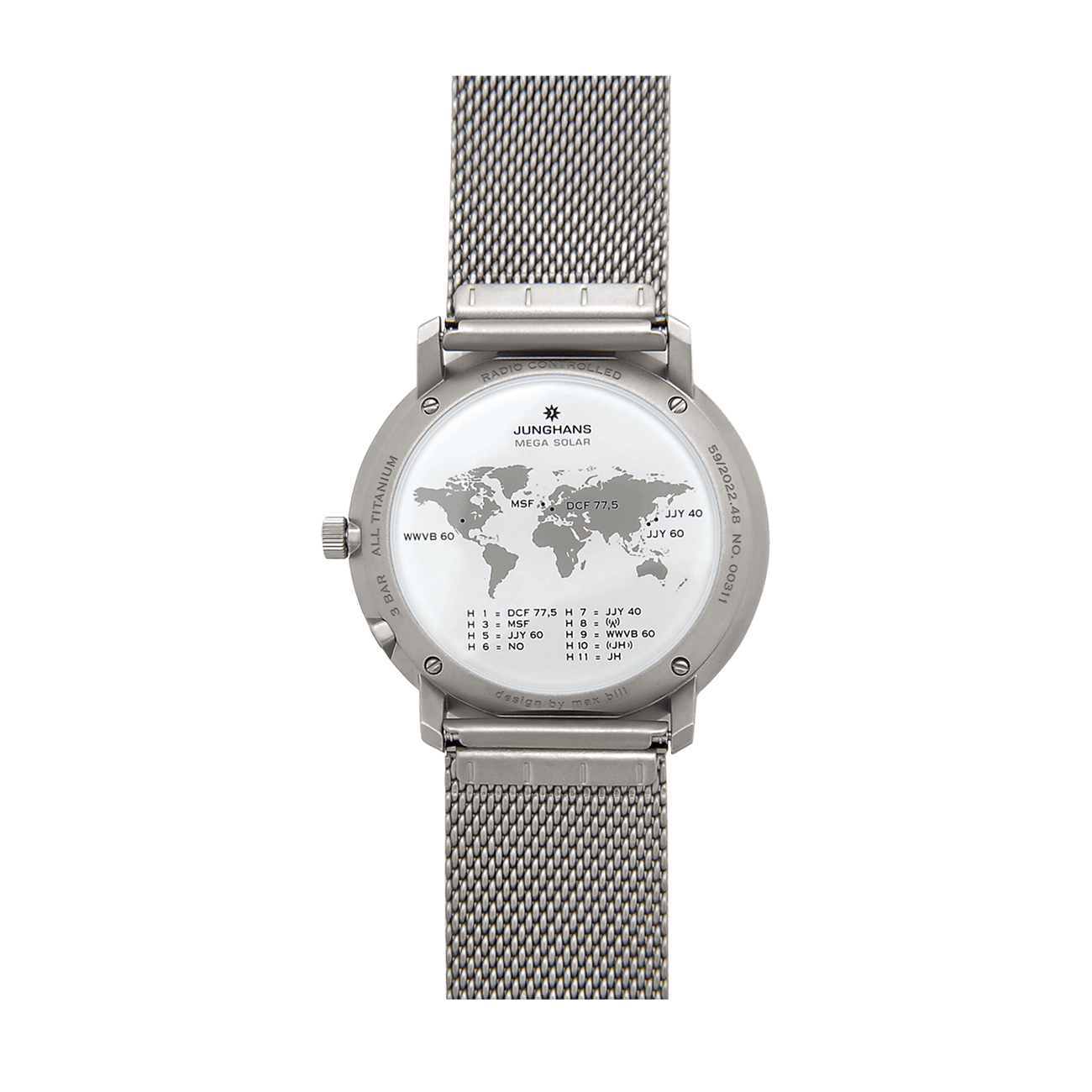 Max Bill Mega Solar Quarz Uhr Max Bill Mega Solar Quarz Uhr