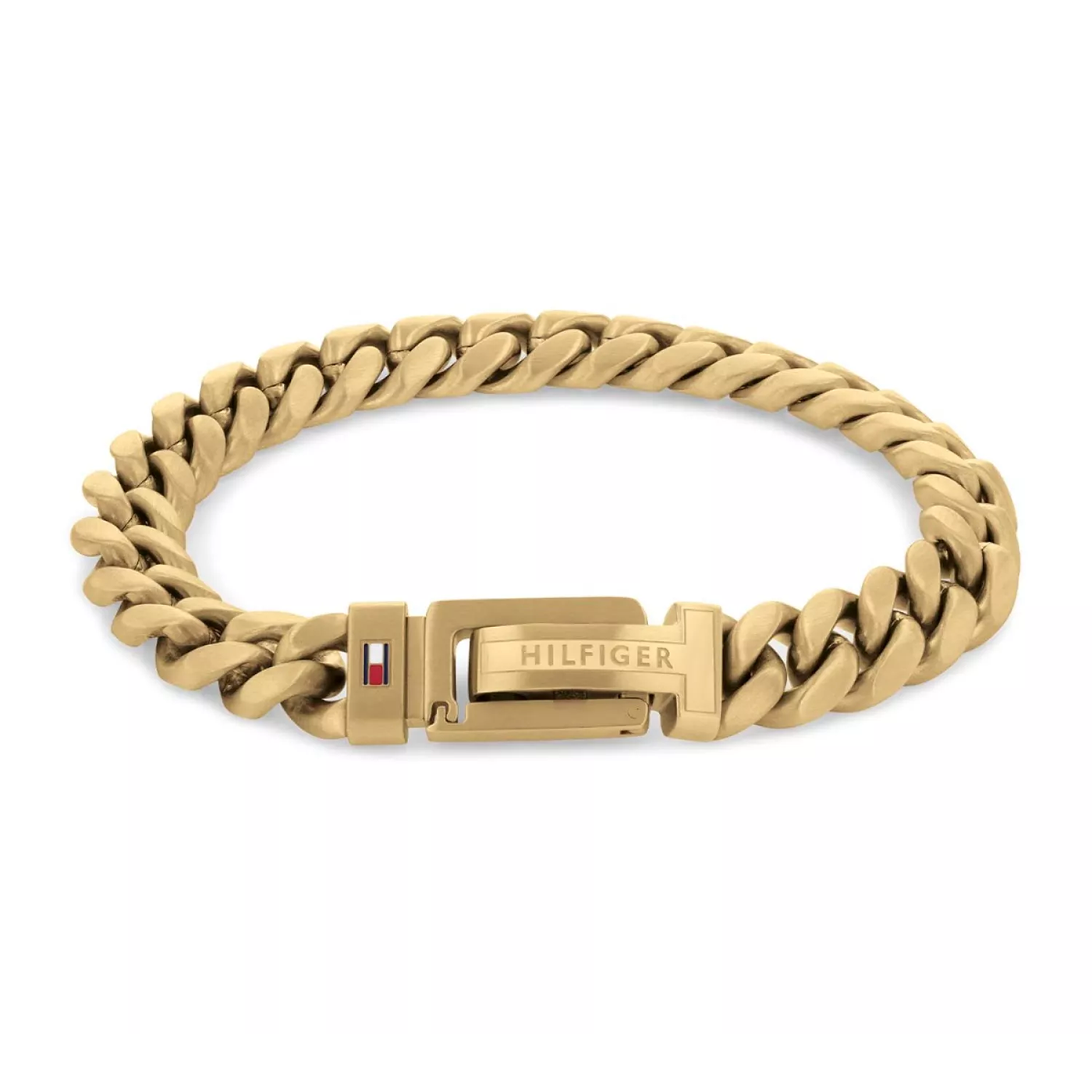 Armband Edelstahl gelb vergoldet Adjustable braided metal bracelet