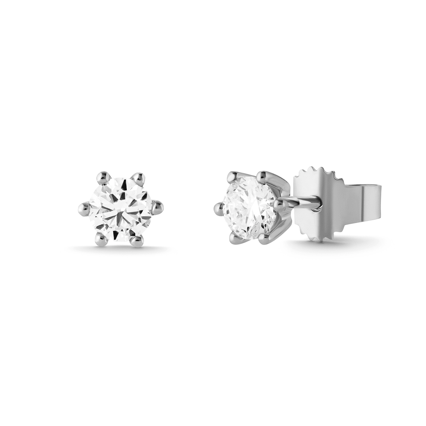 Ohrringe Diamant zus. ca. 0,50 ct. 585er Weißgold Select Solitär Ohrringe Diamant zus. ca. 0,50 ct. 585er Weißgold Select Solitär