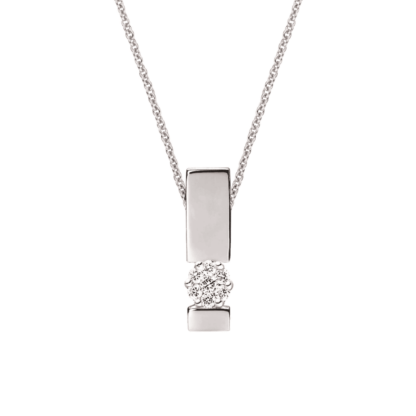 Kette Diamant zus. ca. 0,10 ct. 375er Weißgold Lilia Kette Diamant zus. ca. 0,10 ct. 375er Weißgold Lilia