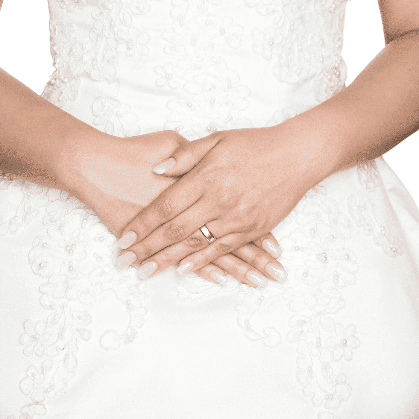 Trauring ca. 0,02 ct. 333er Weißgold St. Tropez