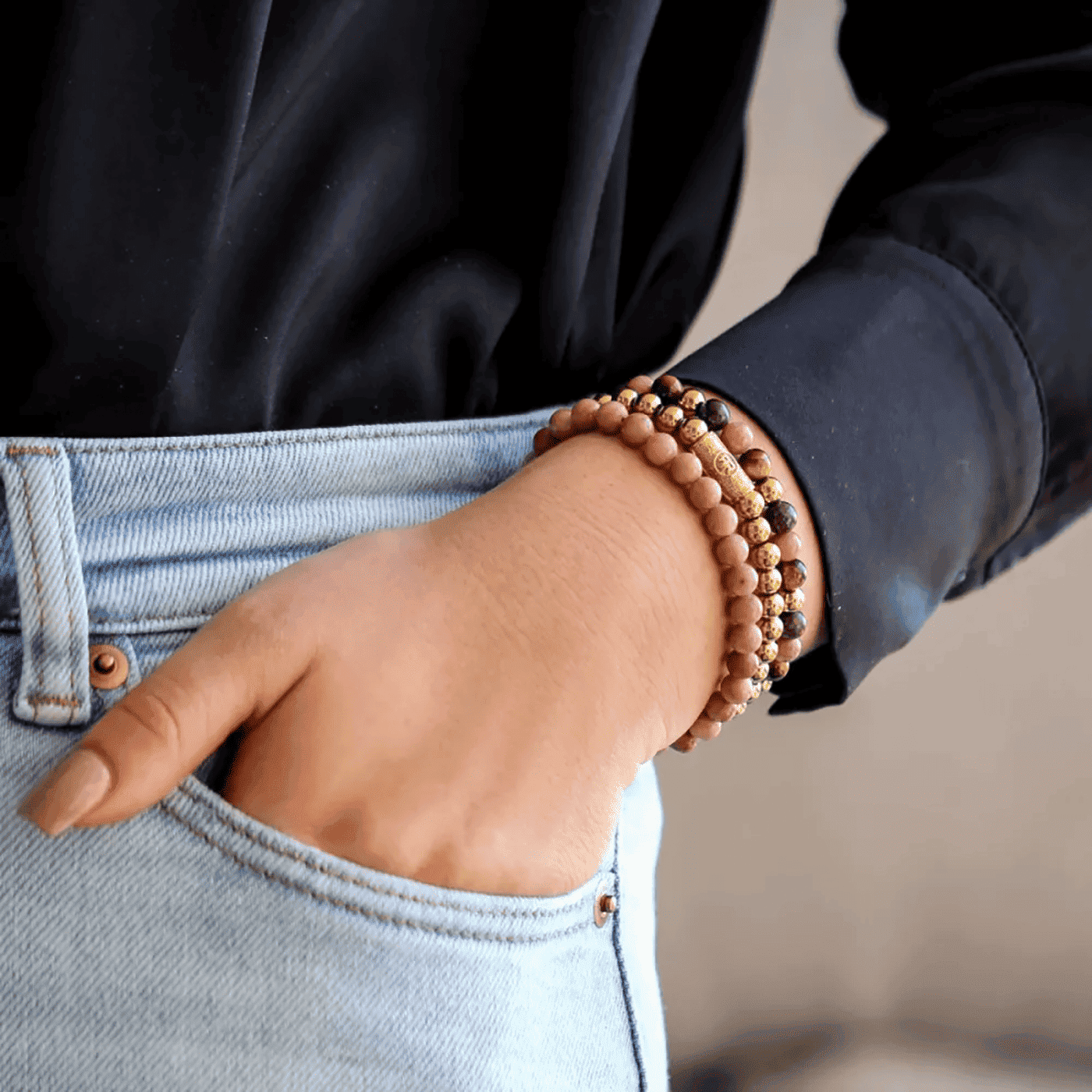 Armband Edelstahl gelb vergoldet Winter Glow Armband Edelstahl gelb vergoldet Winter Glow