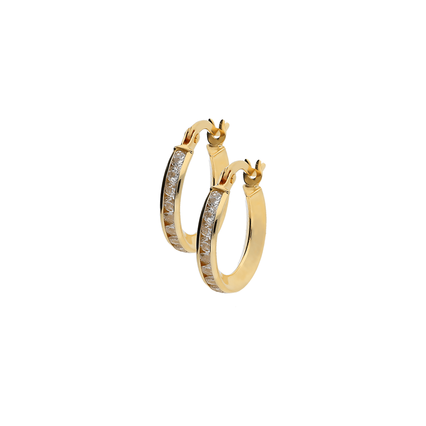 Ohrringe Zirkonia 375er Gelbgold  Ohrringe Zirkonia 375er Gelbgold