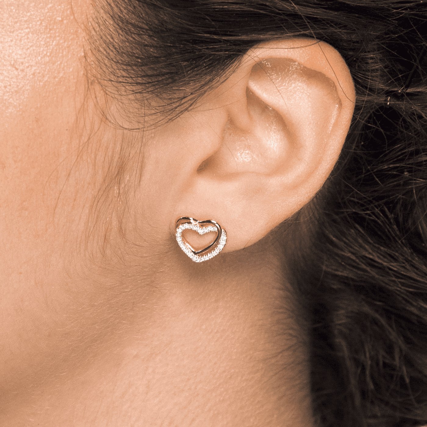 Ohrringe Zirkonia 925er Silber rose´  Ohrringe Zirkonia 925er Silber rose´