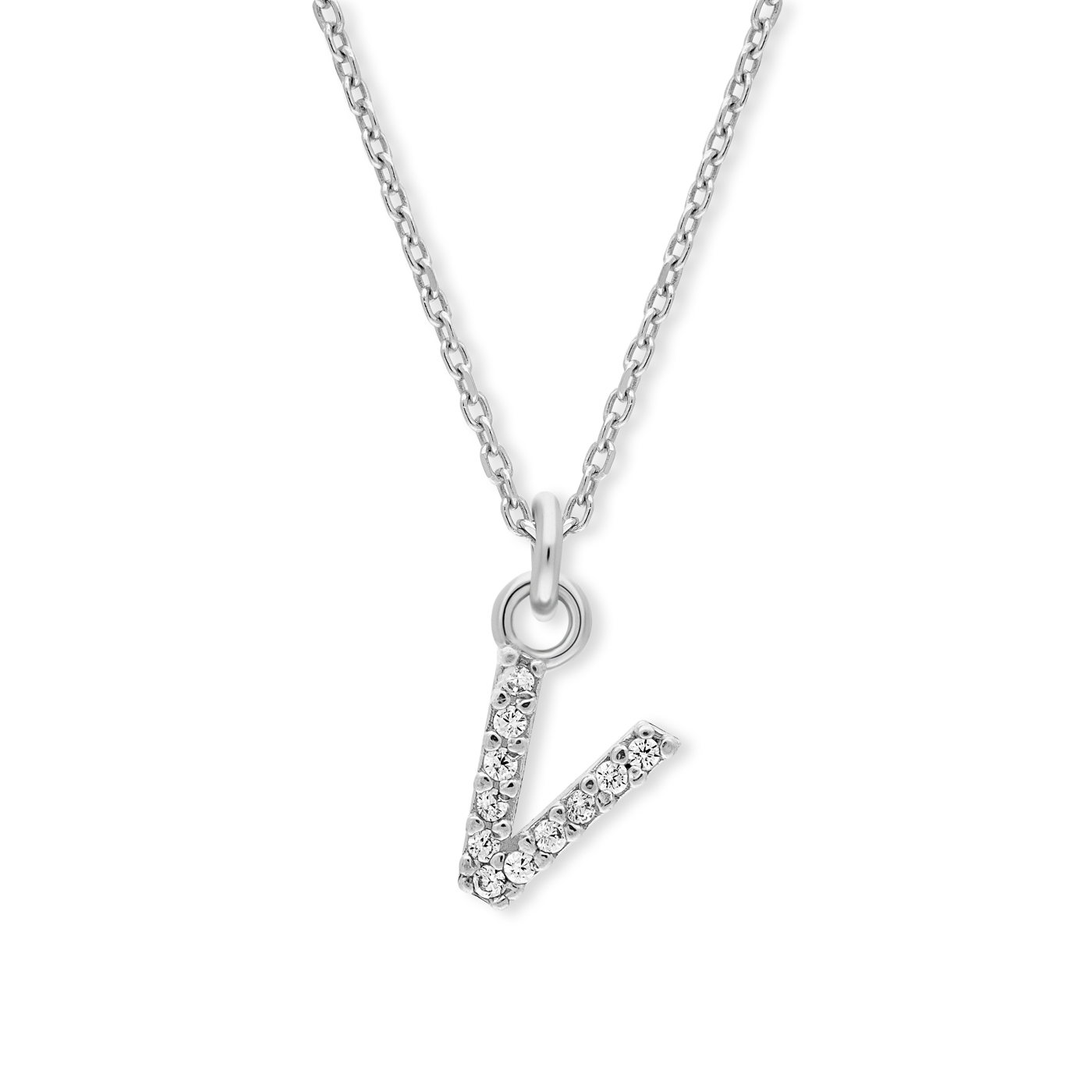 Kette Zirkonia 925er Silber  Kette Zirkonia 925er Silber