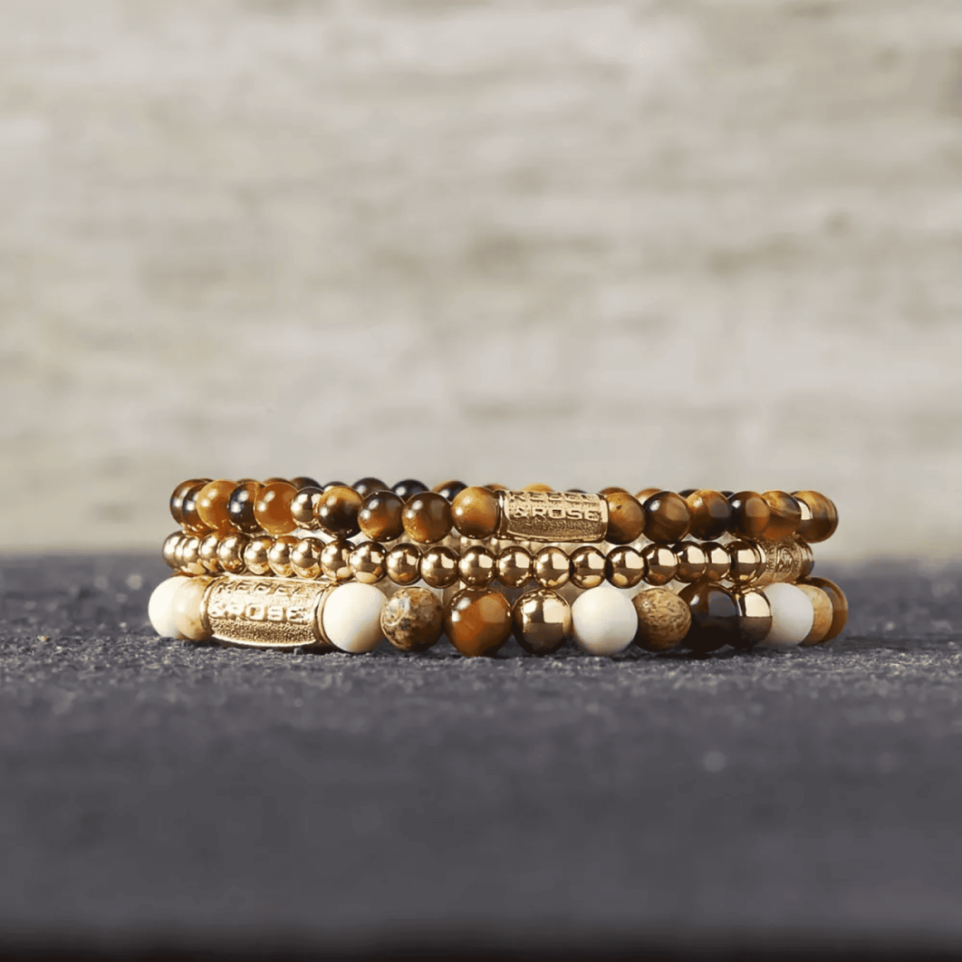 Armband Edelstahl gelb vergoldet Autumn Love