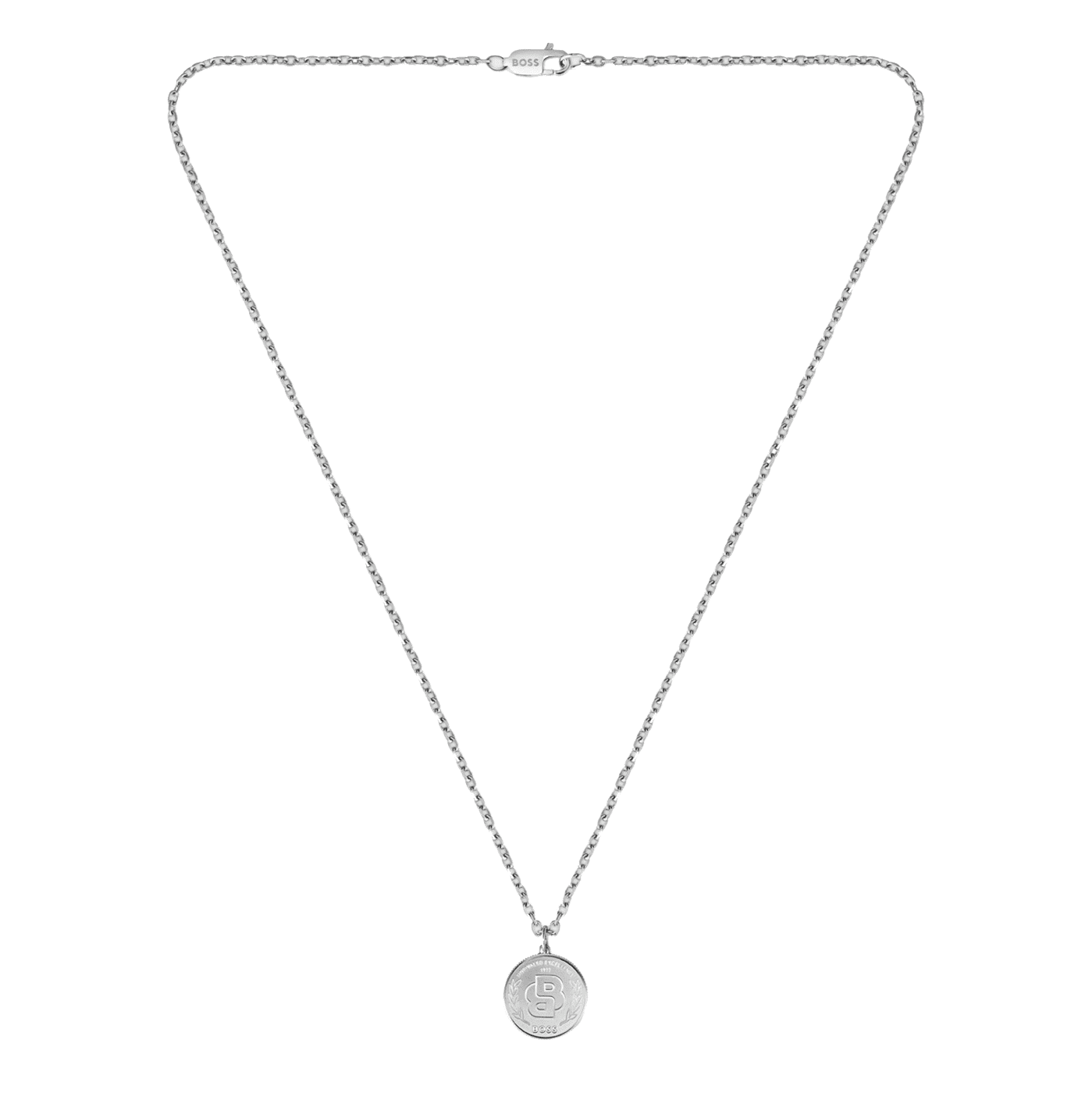 Kette Edelstahl Double B Coin Kette Edelstahl Double B Coin