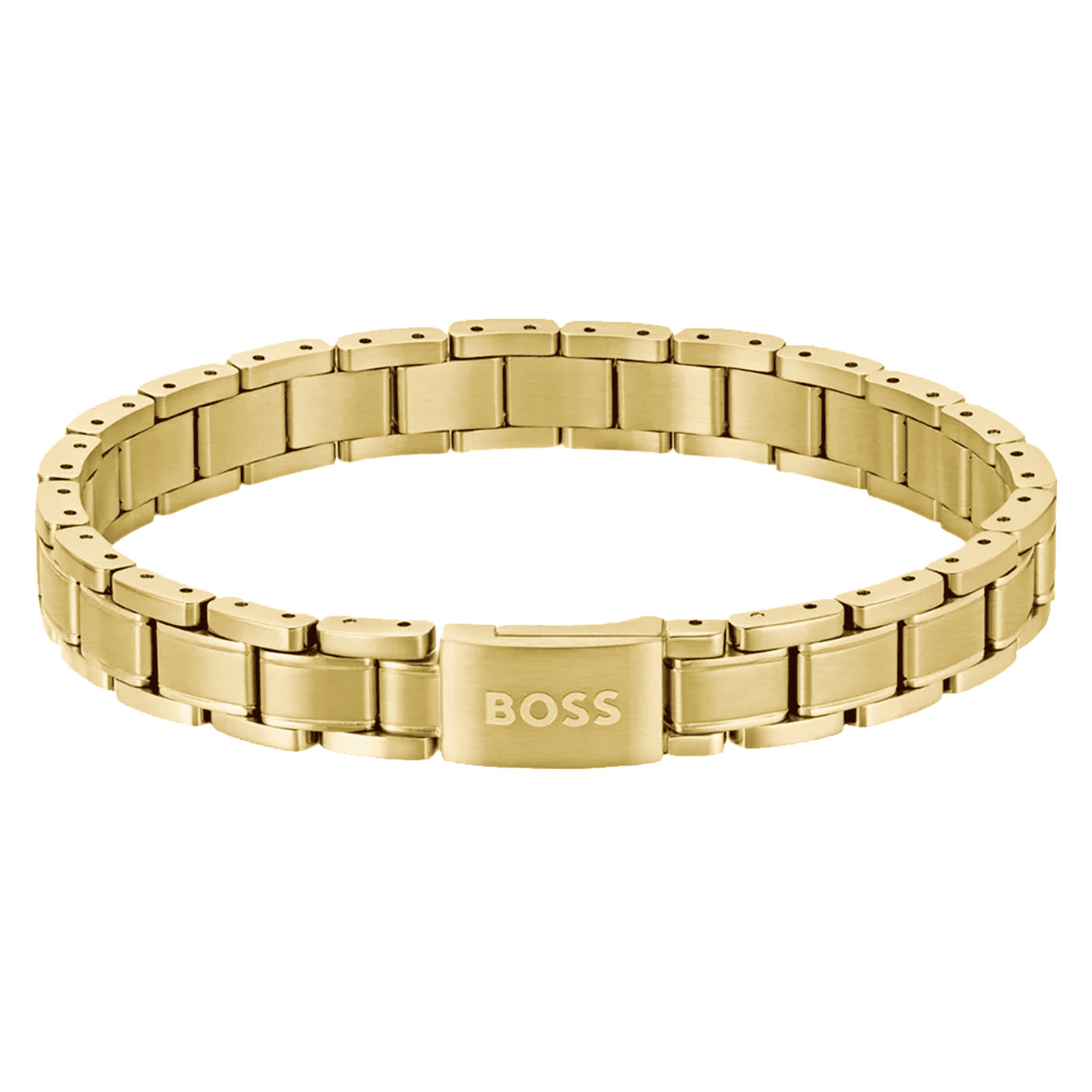 Armband Edelstahl gelb vergoldet Metal Link Essential