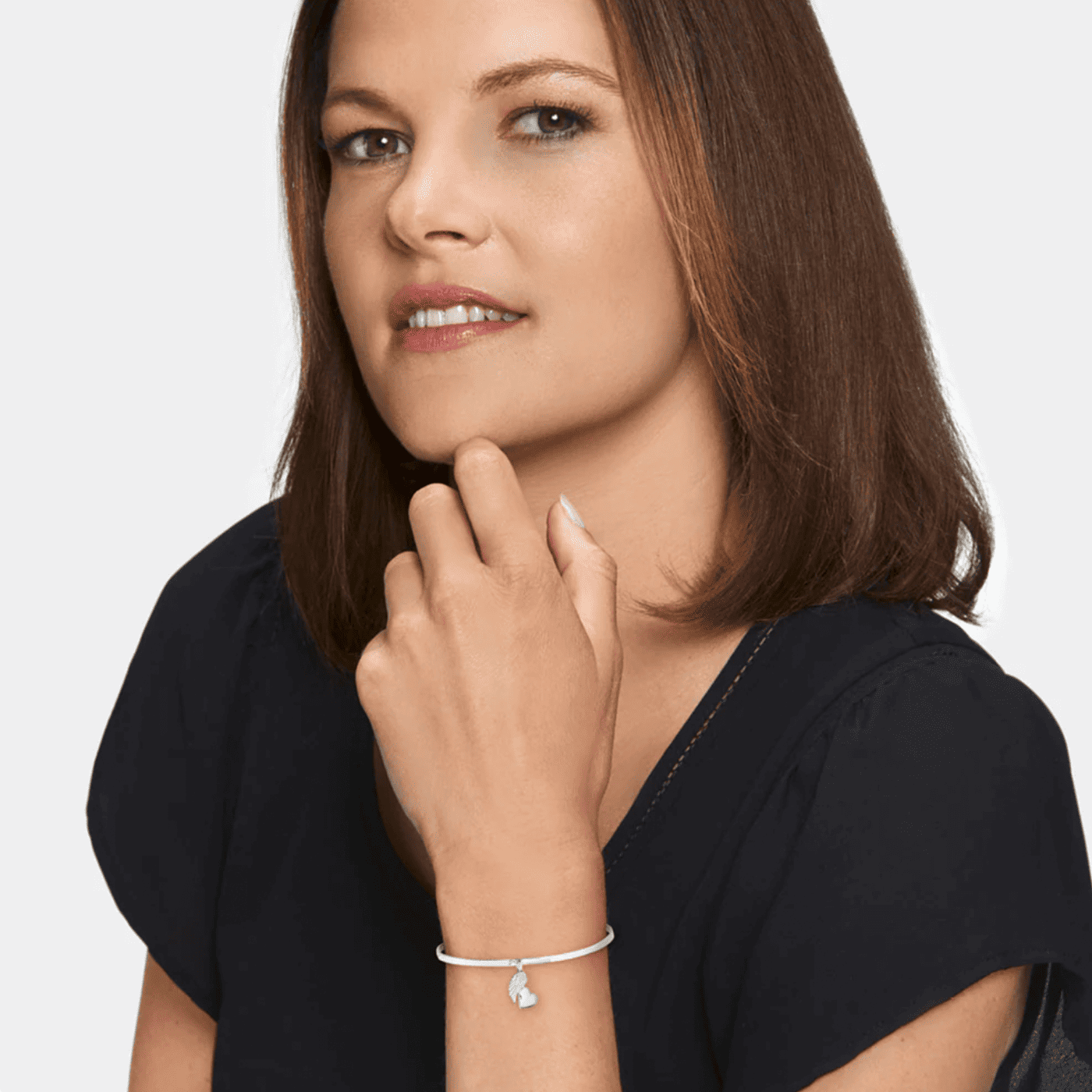 Armreif silber With Love