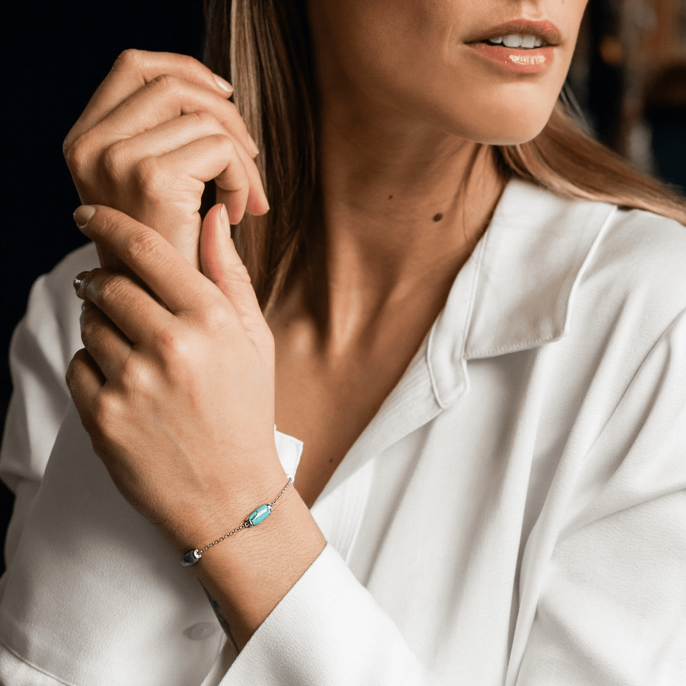 Armband 925er Silber Infinite Blue Armband 925er Silber Infinite Blue